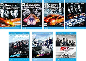 【中古】「非常に良い」ワイルド スピード 1、X2、X3 TOKYO DRIFT、MAX、MEGA MAX、EURO MISSION、SKY MISSION ブルーレイディスク [レンタル落ち] 全7巻セット [マーケ
