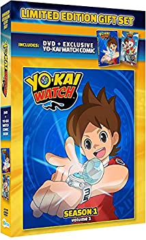 【中古】「非常に良い」Yo-kai Watch: Season 1 Volume 1 Gift Set with Exclusive Comic Book [DVD]