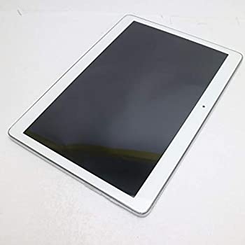 【中古】「ほぼ新品」docomo d-01H しろがね色 dtab SU6390