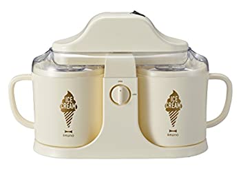 【中古】「ほぼ新品」BRUNO デュアルクリーム製造業者 象牙色 BOE032-IV