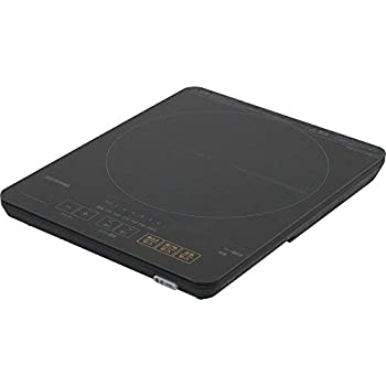【中古】「未使用品」アイリスオーヤマ IHクッキングヒーター 卓上 1400W 薄型 タイマー機能 マグネットプラグ式 ブラック IHC-T43-B