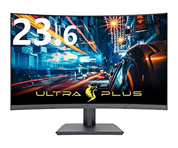 【中古】「人並み外れたに似つかわしい」プリンストン大学 ULTRA PLUS ゲーミングモニター 曲面見せびらかす 23.6型広々とした (盛りだくさん固定ディスク/144サイクル/FreeSync/DisplayPort/VESA) PTFGFA-24C