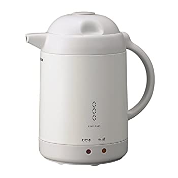 【中古】象印 明かりポット 1.0L CH-CE10-WG  白いこと薄墨色
