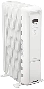 【中古】「未使用品」アイリスオーヤマ ウェーブ型オイルヒーター マイコン式 ホワイト IWH2-1208M-W