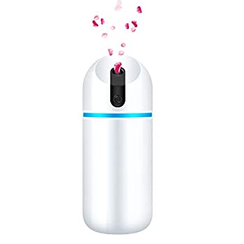 【中古】(最新版 充電式) ?加湿器 超音波式 卓上加湿器 SHINNOU 大容量340ml アロマオイル対応 10時間連続加湿 空気浄化 空焚き防止 超静音 部屋 オフ|オマツリライフ別館