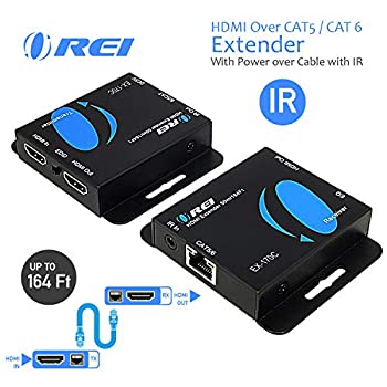 【中古】「未当て嵌める品」OREI CAT5/CAT6 HDMIエクステンダー 最大限度164フート - 繰り返しアウト - 1080P 盛りだくさん固定ディスク交通信号分かち合う (EX-170C)