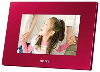 【中古】「未当て嵌める品」ソニー SONY デジタルフォトフレーム S-Frame DR720 7.0型 内蔵記憶装置2GB 赤いこと DPF-D720/R カメラ・ビデオカメラ・光学機器-TV・オーディオ・カメラ
