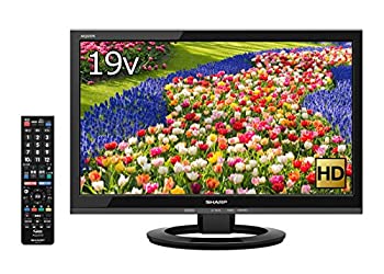 【中古】「非常に良い」シャープ 19V型 AQUOS ハイビジョン 液晶テレビ 外付HDD対応(裏番組録画) ブラック LC-19K40-B