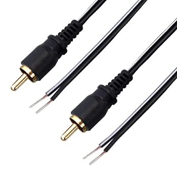 【中古】「ほぼ新品」F-FACTORY スピーカーケーブル ピンプラグ－先バラ 1m×2本組 VM-4080