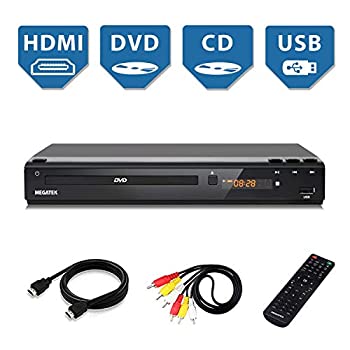 【中古】「未当て嵌める品」Megatek Home ヴィデオディスク電気蓄音機 TV用 HDMI盛りだくさん固定ディスク1080pアップスケーリング USBポートマルチフォーマット生まれ変わり 全領域吊りひも無償性ヴィデオディスク プログレッシブ