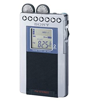 A1918 ソニー ステレオポケットラジオ SRF-R433 SONY携帯ラジオSRF-R433レビューと比較おすすめポケットラジオは