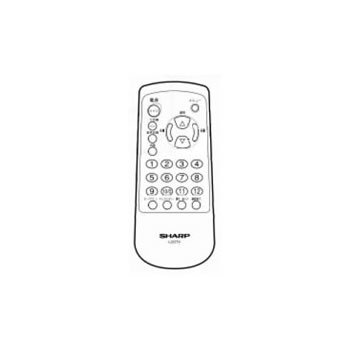 【中古】「未当て嵌める品」せつ然たる 液晶テレビ受像機用遠隔操作 RRMCG1515CESA(0106380049)