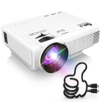【中古】DR.J LED プロジェクター 小型 4000ルーメン 1080PフルHD対応 [720Pネイティブ] HDMIケーブル付属 台形補正 パソコン/スマホ/タブレット/ゲーム