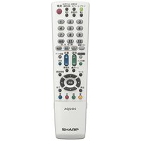 【中古】「非常に良い」シャープ[SHARP]　オプション・消耗品　（0106380427）　液晶テレビ用　リモコン[ホワイト系] (LC-24K9)｜オマツリライフ別館