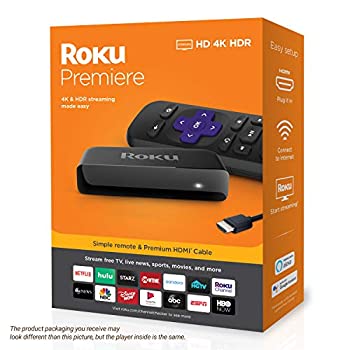 【中古】ロク・プレミア|シンプルなリモートおよびプレミアムHDMIケーブルを備えたHD / 4K / HDRストリーミングメディアプレーヤー|オマツリライフ別館