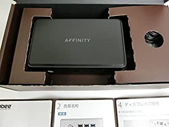 【中古】「非常に良い」アビー AFFINITY E101 ハイレゾPC リビングPC 小型PC ブラック AFF-E101-BK