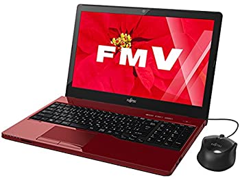 【中古】「非常に良い」富士通 ノートパソコン FMV LIFEBOOK AH42/W ルビーレッド（＆） FMVA42WR