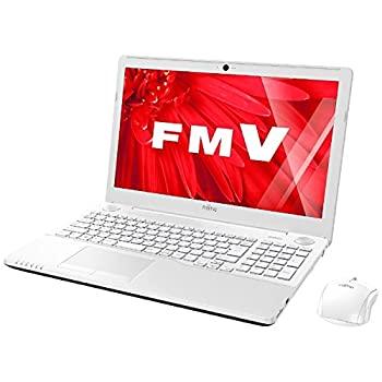 【中古】「非常に良い」富士通 15.6型ノートパソコンLIFEBOOK AH53/X プレミアムホワイト(&プラス ) FMVA53XW|オマツリライフ別館