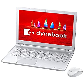 【中古】東芝 15.6型万覚え帳マイコン dynabook T45/VW リュクスホワイト（＆ 積み上げる） PT45VWP-SJA