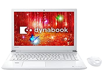【中古】「人並み外れたに似つかわしい」東芝 スタンダードノートパソコン dynabook リュクスホワイト PT55CWP-BJA2