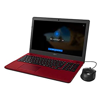 【中古】「非常に良い」富士通 15.6型ノートパソコン　FMV LIFEBOOK AH42/C2　ルビーレッド［Celeron/メモリ 4GB/HDD 1TB/ H＆B 2016］※2018年夏モデル FMVA42C2｜オマツリライフ別館