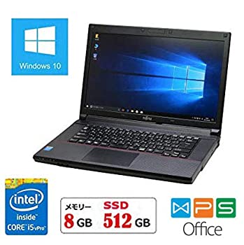【中古】（SSD積み上げる）（Win 10積み上げる）富士通LIFEBOOK A574/H  第4時人Core i5(2.6GHz)／８GB記憶装置／SSD 360GB／15.6in ／無線LAN／ヴィデオディスク運転