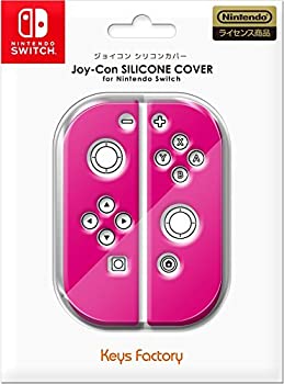 【中古】「非常に良い」（任天堂ライセンス商品）Joy-Con SILICONE COVER for Nintendo Switch ピンク