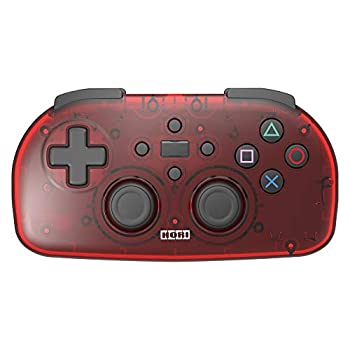 【中古】（SONYライセンス商品）ワイヤレスコントローラーライト for PlayStation (R) 4 クリアレッド（PS4対応）