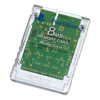 【中古】「ほぼ新品」Playstation 2 専用メモリーカード(8MB)クリスタル