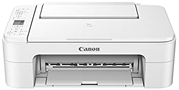 【中古】「ほぼ新品」Canon 印刷工 A4インクジェット練りあわせる機 PIXUS TS3130S 白いこと Wi-Fi相応う