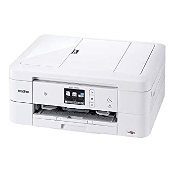 【中古】「ほぼ新品」(旧真似形) 茶飲み友だち A4インクジェット練り合わせる機 DCP-J982N-W (白真似形/ADF/有線・無線電話ローカルエリアネットワーク/手差し御盆/両面刷り上げる/下げ札刷り上げる)