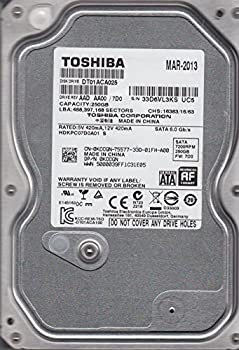 【中古】「非常に良い」DT01ACA025%ｶﾝﾏ% AA00/7D0%ｶﾝﾏ% HDKPC07D0A01 S%ｶﾝﾏ% Toshiba 250GB SATA 3.5 ハードドライブ