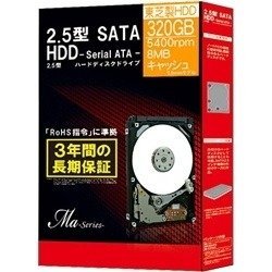【中古】東芝 MQ01ABF032 320GB