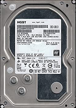 【中古】「未当て嵌める品」hdn724040ale640?P/N : 0?F22408?MLC : mpk5e0?HGST 4?結核症