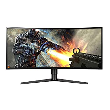 【中古】「非常に良い」LG 34GK950G-B 34%ﾀﾞﾌﾞﾙｸｫｰﾃ% UltraWide QHD Curved LED G-SYNC Gaming Monitor (2018 Model)