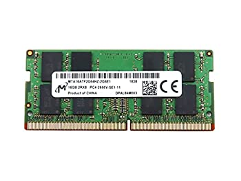 【中古】「未当てはめる品」Micron mta16atf2g64hz-2g6e1記憶装置モデュールddr4?SDRAM 16?GB pc4???2666?V-se1???11?260-sodimm