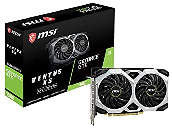【中古】「非常に良い」MSI GeForce GTX 1660 VENTUS XS 6G OC グラフィックスボード VD7292｜オマツリライフ別館