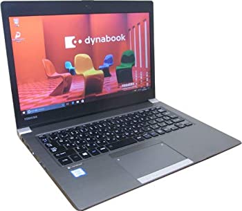 【中古】中古マイコン 万覚え帳マイコン 東芝 TOSHIBA dynabook R63/B Core i5 6300U 2.40GHz 4GB記憶装置 SSD 128GB Windows10 Pro 64bit 申し受ける 13.3型広広とした パソコン-パソコン・周辺機器