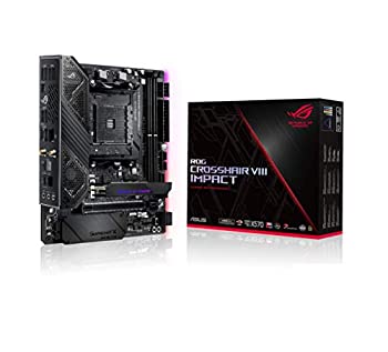 【中古】「ほぼ新品」ASUS AMD X570 積み上げる AM4相応う お母さんゲーム盤 ROG CROSSHAIR VIII IMPACT 【 mini-DTX 】