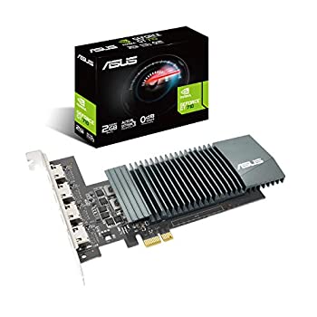 【中古】「人並み外れたに好いたらしい」ASUS NVIDIA GeForce GT 710 積み上げる ファンレスモデル 2G GT710-4H-SL-2GD5