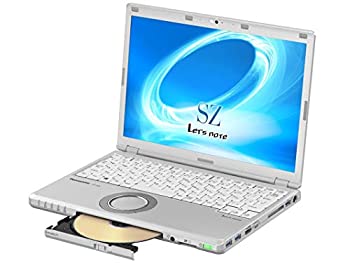 【中古】「非常に良い」 パナソニック Lets note SZ5(CF-SZ5ADCKS) ノートパソコン Core i5 6300U 2.4GHz メモリ4GB SSD120GB DVDスーパーマルチ 12インチ Windows10 Pr