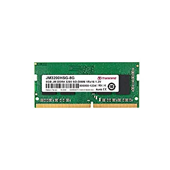 【中古】「未使用品」Transcend ノートPC用メモリ PC4-25600(DDR4-3200) 8GB 1.2V 260pin SO-DIMM 1Rx16 (1Gx16) CL22 JM3200HSG-8G|オマツリライフ別館