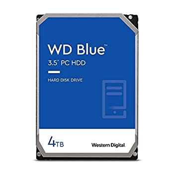 【中古】「未当て嵌める品」Western Digital ウエスタンデジタル 内蔵 HDD 4結核症 WD Blue パソコン 3.5in 内蔵HDD WD40EZAZ-EC