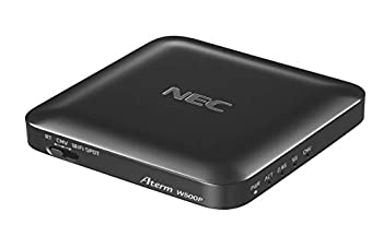 【中古】「未当て嵌める品」日本電気 AtermW500P(黒いこと) PA-W500P-B