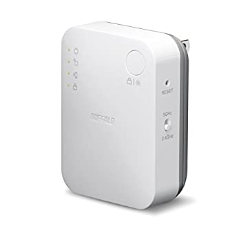 【中古】「未使用品」BUFFALO WiFi 無線LAN 中継機 WEX-733DHP 11ac 433+300Mbps コンセント直挿しモデル 【iPhoneX/iPhoneXSシリーズ メーカー動作確認済み】