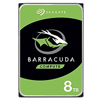 【中古】「ほぼ新品」Seagate BarraCuda 3.5%ﾀﾞﾌﾞﾙｸｫｰﾃ% 8結核症 内蔵固定ディスク HDD 2 6Gb/s 256MB 5400rpm 定め事 ST8000DM004
