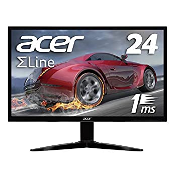 【中古】「人並み外れたに似つかわしい」Acer ゲーミングモニター SigmaLine 24in KG241bmiix 1ms(GTG) 75サイクル TN FPS方角 盛りだくさん固定ディスク FreeSync HDMIx2 金棒引き内蔵 青みともし火助け出す