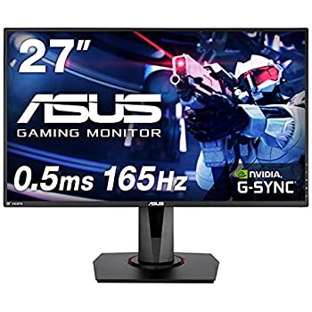 【中古】「人並み外れたに好いたらしい」ASUS ゲーミングモニター VG278QR 27in/盛りだくさん固定ディスク/0.5ms/165サイクル/G-SYNC Compatible/FreeSync/HDMI%ｶﾝﾏ%DP%ｶﾝﾏ%DVI/高さかい繕う 縦回転させる/金棒引き/3