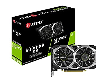【中古】「人並み外れたに好いたらしい」MSI GeForce GTX 1650 SUPER VENTUS XS OC グラフィクスゲーム盤 VD7129 PCパーツ-グラフィックボード-パソコン・周辺機器
