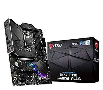 【中古】「人並み外れたに似つかわしい」MSI MPG Z490 GAMING PLUS お母さんゲーム盤 ATX [Intel Z490手当て仕掛ける積み上げる] MB4954